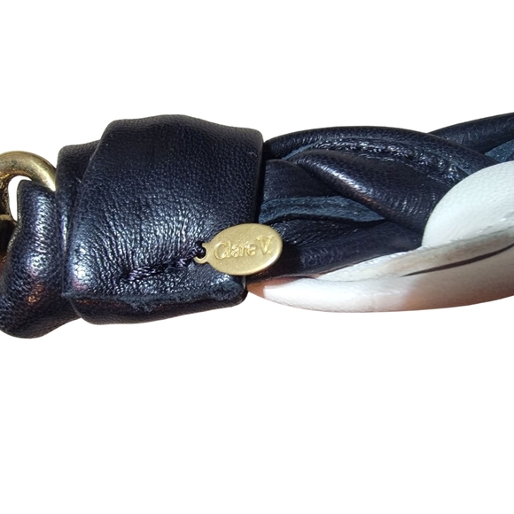 Clare V. Small Leather Tote With Strap - Picture 6 of 12